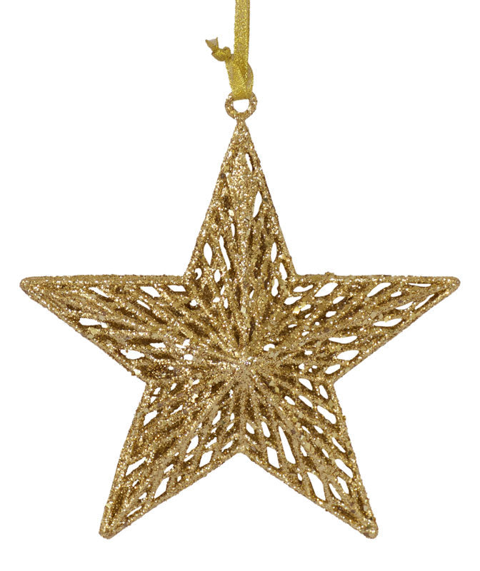 A gold star decoration from Decorflowers.co.nz