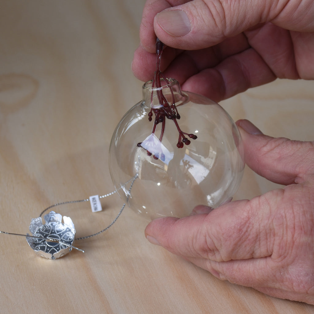 Glass Ball ornaments from Decorflowers.co.nz