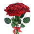Rose Flower Bouquet - 5 heads full bloom - Red