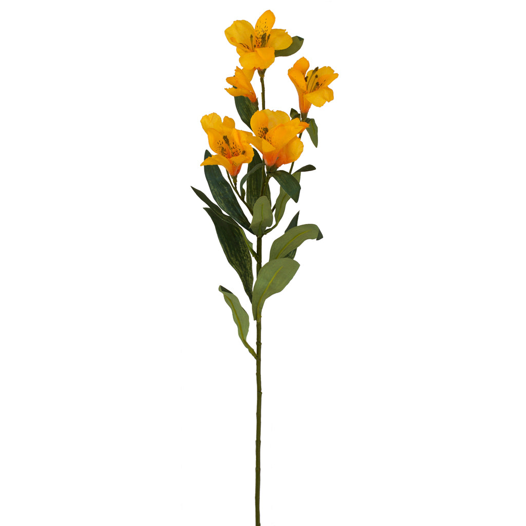 Artificial yellow Alstromeria Flower from Decorflowers.co.nz