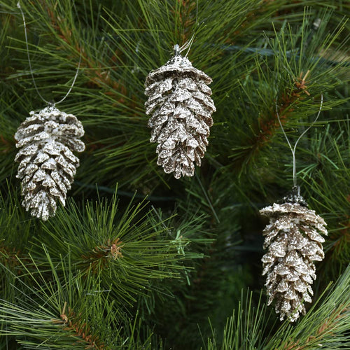 Artificial Christmas pine cones from Decorflowers.co.nz