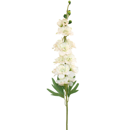 Artificial White Delphinium from www.decorflowers.co.nz