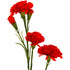 Close-up of red artificial Carnation flower from decorflowers.co.nz