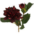 Close-up of artificial burgundy Dahlia flower from decorflowers.co.nz