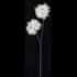 Artificial long stem, double headed Dandelion flower from decorflowers.co.nz