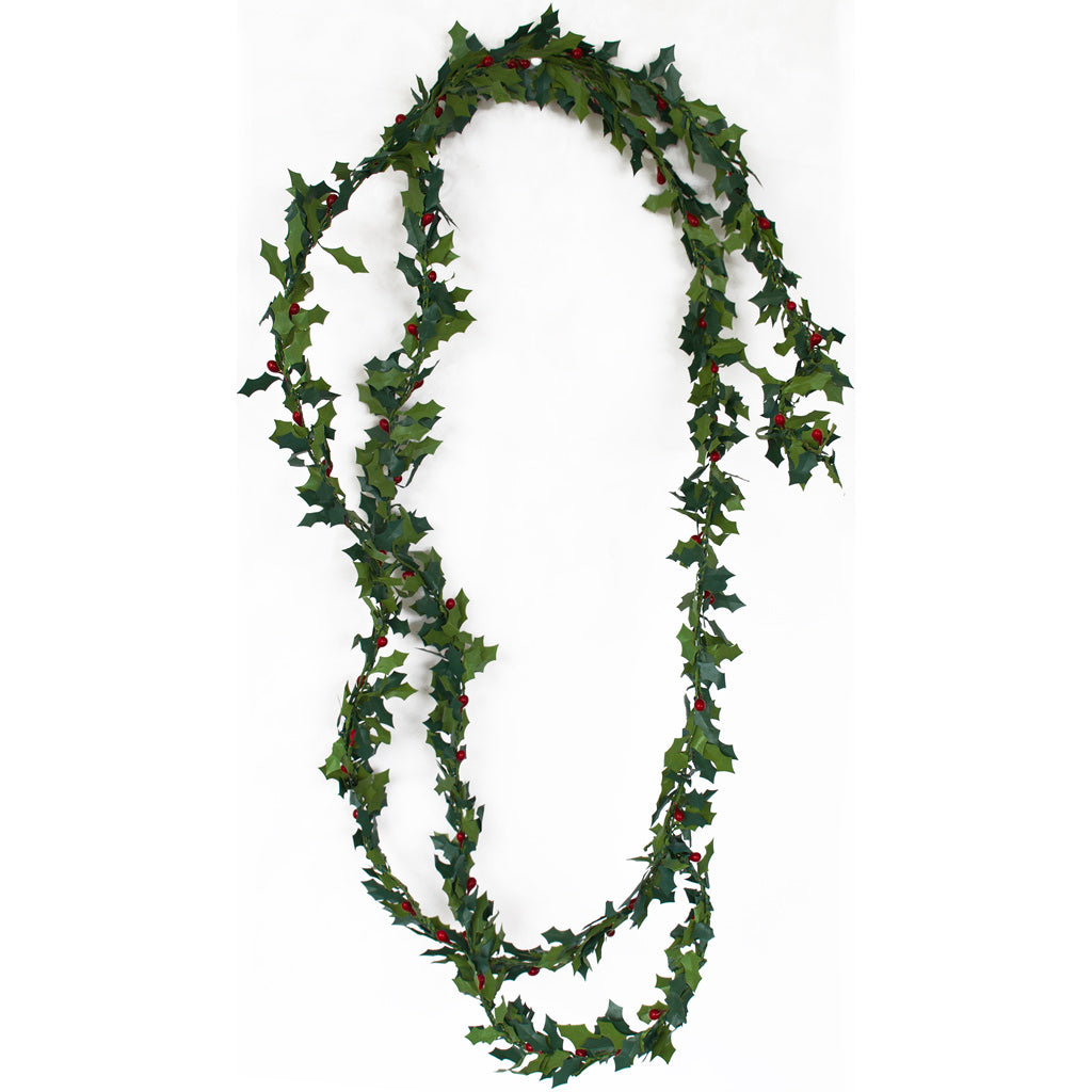 Christmas Holly leaf garland from Decorflowers.co.nz