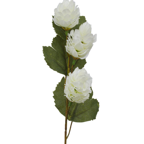 Close-up of artificial white Hops spray from decorflowers.co.nz