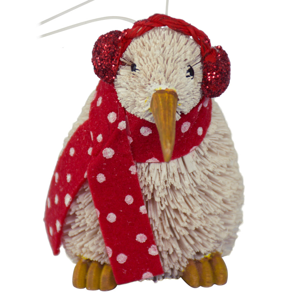 Kiwi decoration with earmuffs from Decorflowers.co.nz