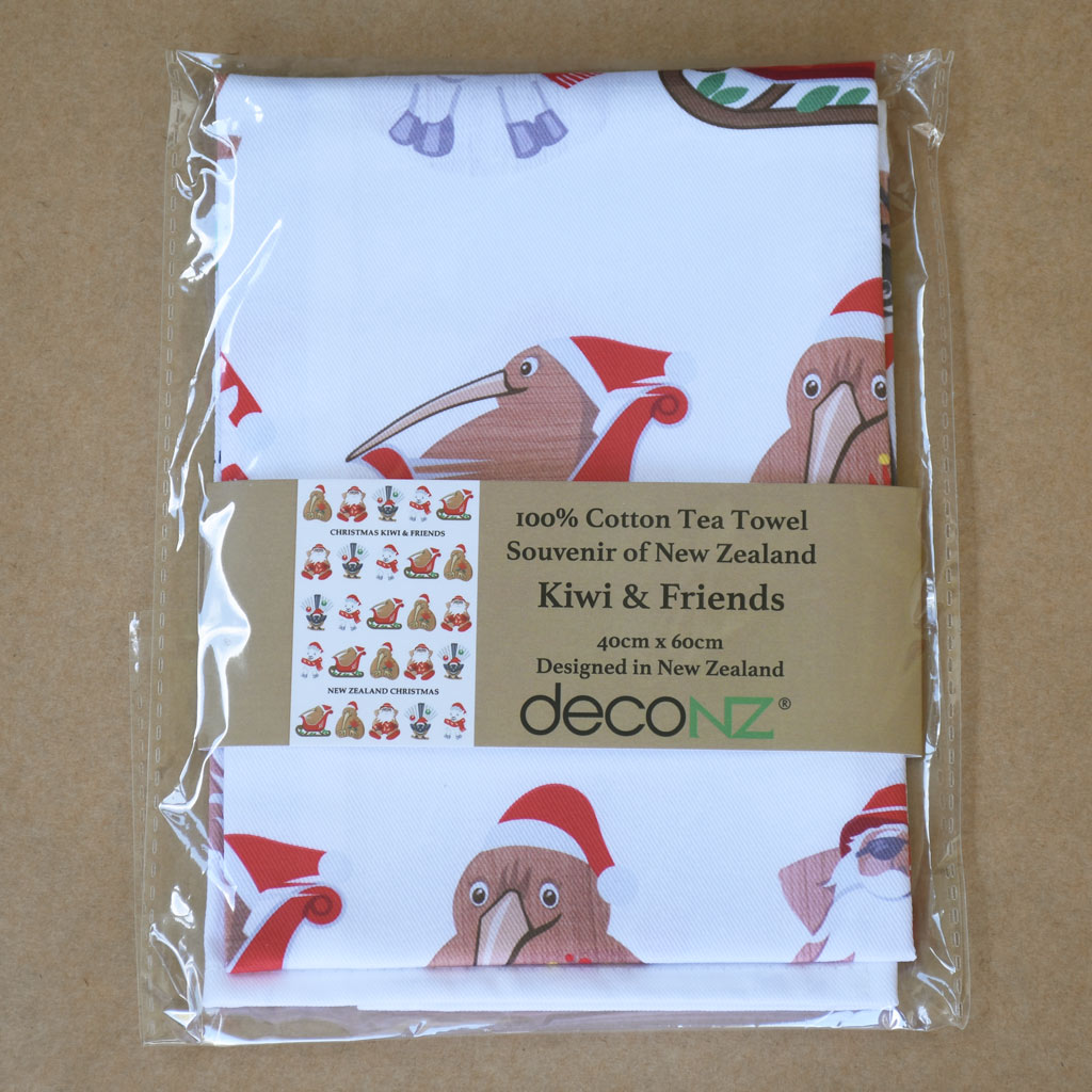 New Zealand Christmas Tea Towel from Decorflowers.co.nz