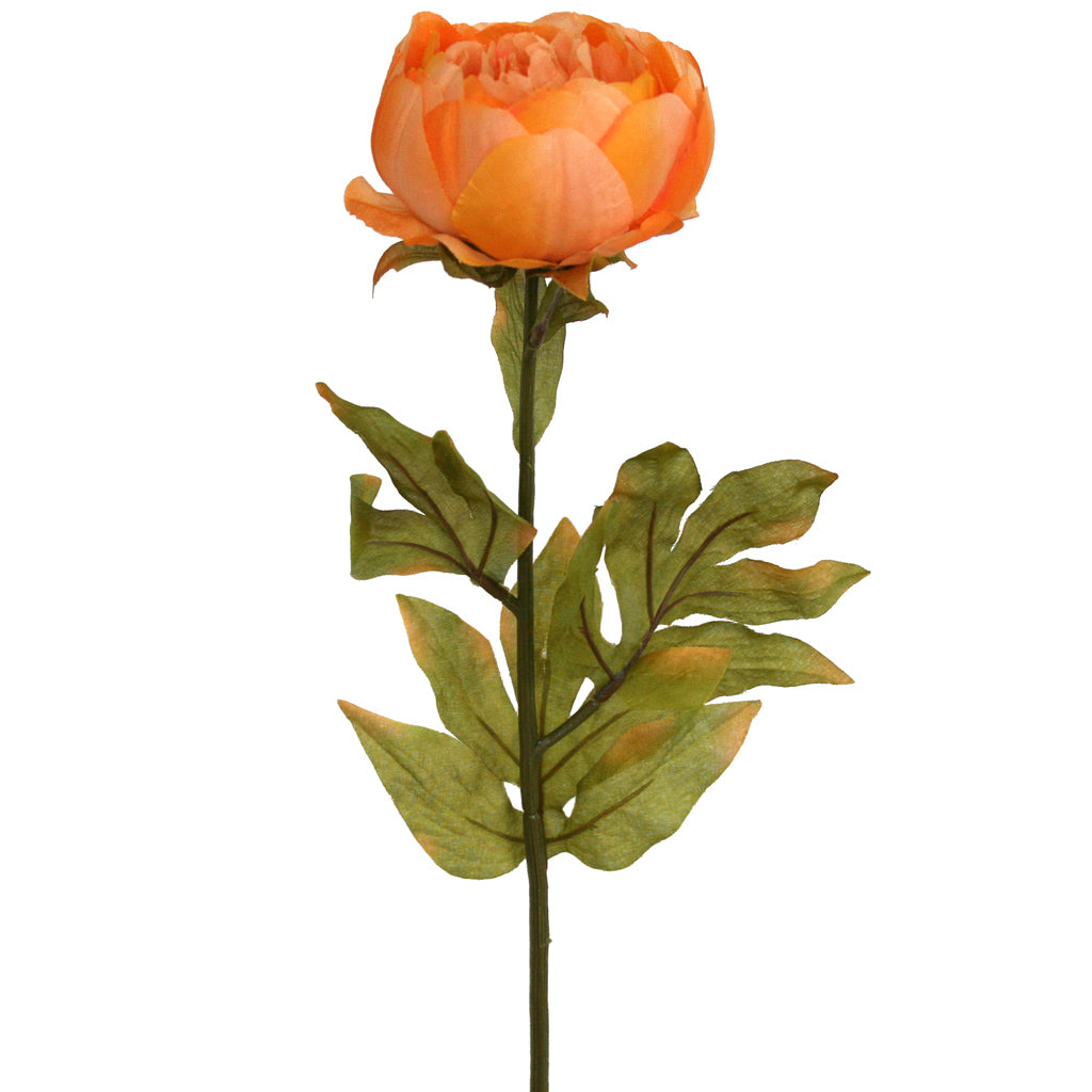 Artificial apricot peony flower from decorflowers.co.nz