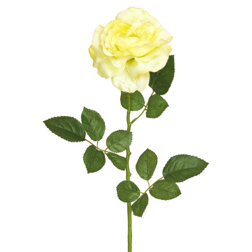 Artificial white rose from decorflowers.co.nz