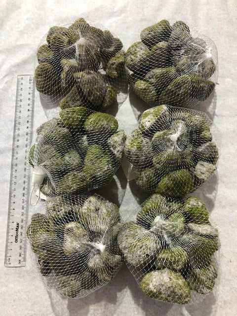 Six packs of moss stones from Decorflowers.co.nz