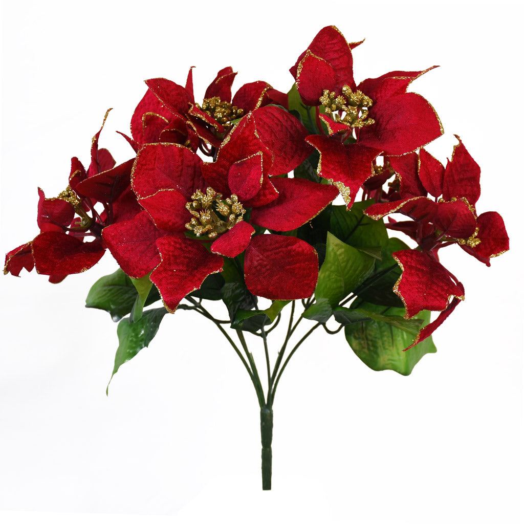 Premium Christmas poinsettia bush from ChristmasTreasures.co.nz