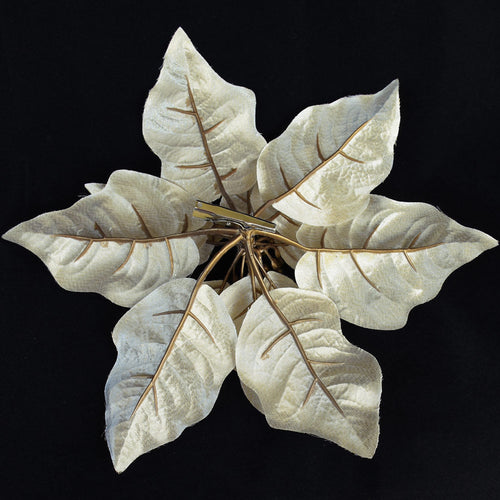 Nice gold Christmas flower decoration from ChristmasTreasures.co.nz