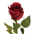 Faux single red rose stem from Decorflowers.co.nz