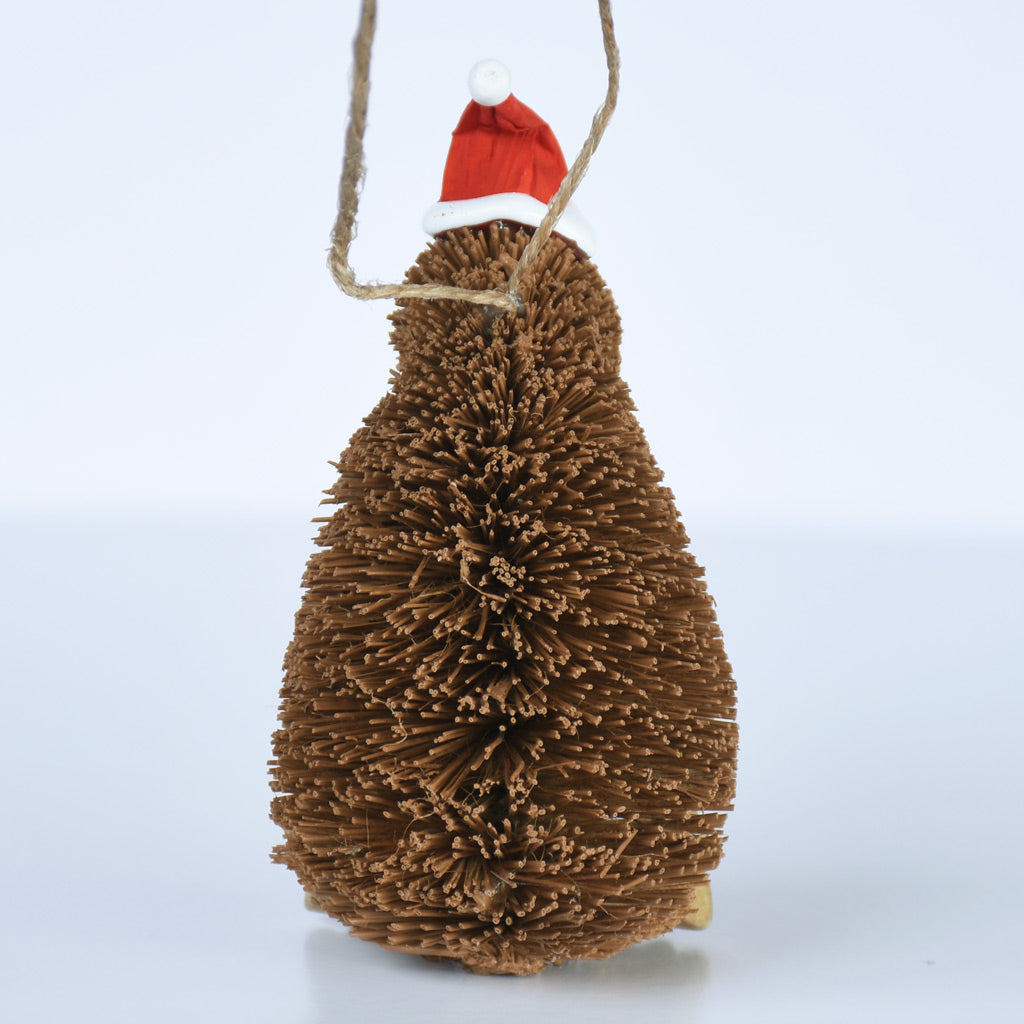 Kiwi - Natural fibre decoration with hat - Box Lot Deal (3)