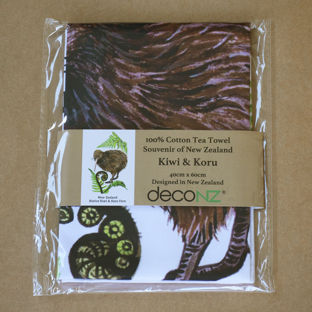 Tea Towel - New Zealand native Kiwi - Box Lot Deal (6)