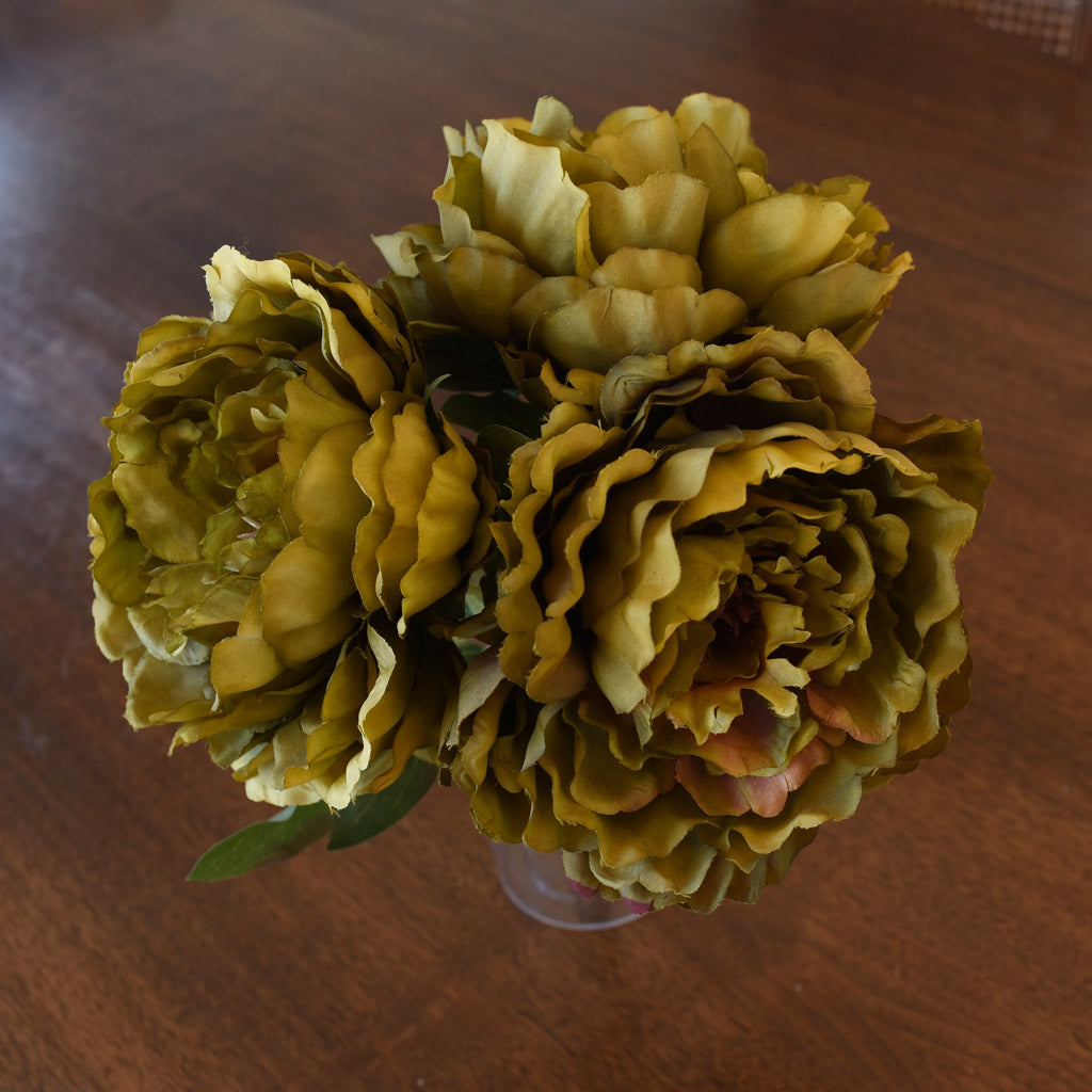 Peony Bouquet - Autumn Green colour ✰✰✰ SPECIAL ✰✰✰