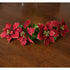 Christmas Star pick - Glittered red and gold
