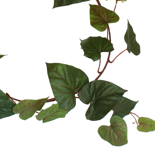 Close-up of artificial leafy garland from www.decorflowers.co.nz