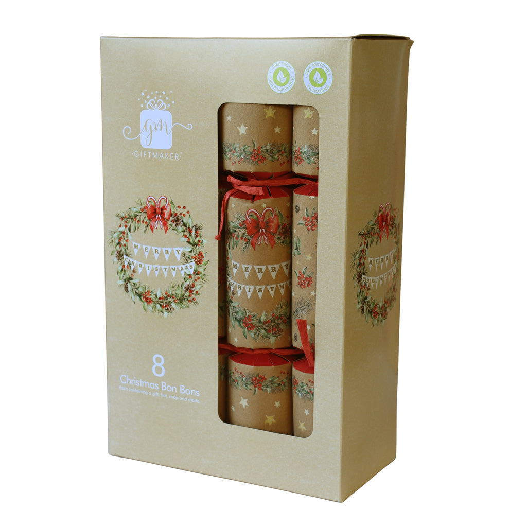 Crackers - Family Pack of 8 Kraft Paper Crackers