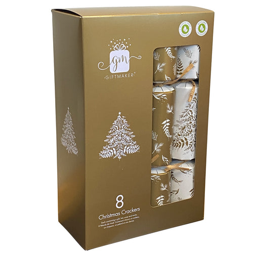 Crackers - Family Pack of 8 Cream and Gold