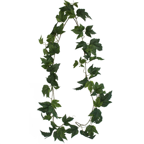 Maple Leaf Garland - Forest Green - 183cm