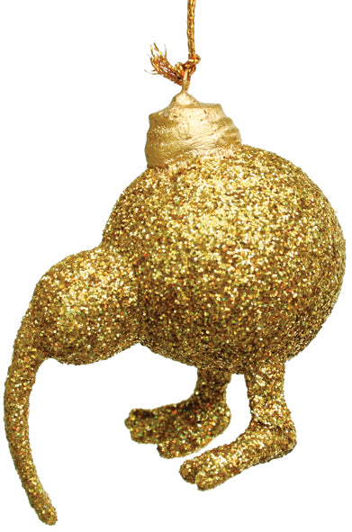 Kiwi - Gold Glitter