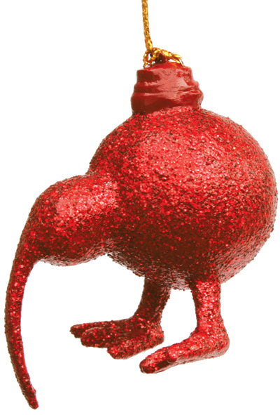 Kiwi - Red Glitter