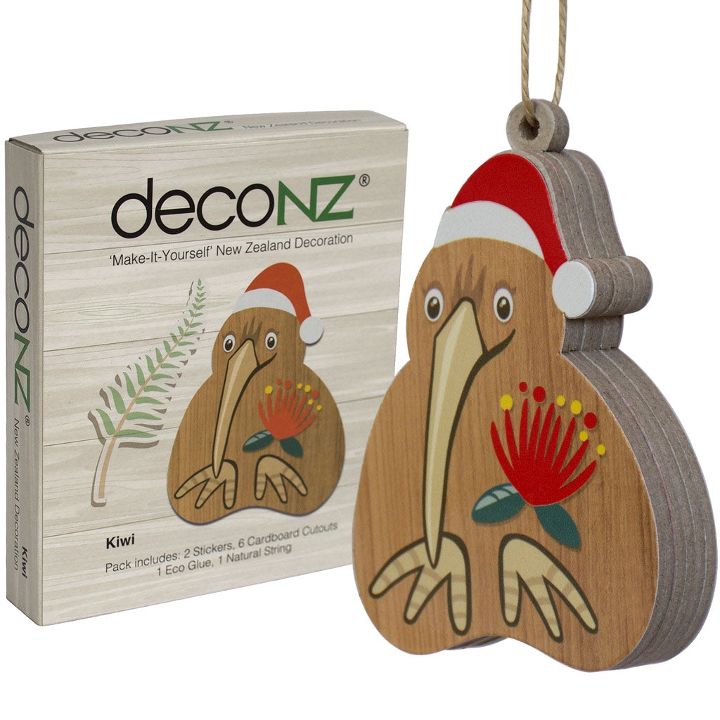 Deconz 3D Decoration Kit -  New Zealand Christmas Kiwi ✰✰✰ SPECIAL ✰✰✰