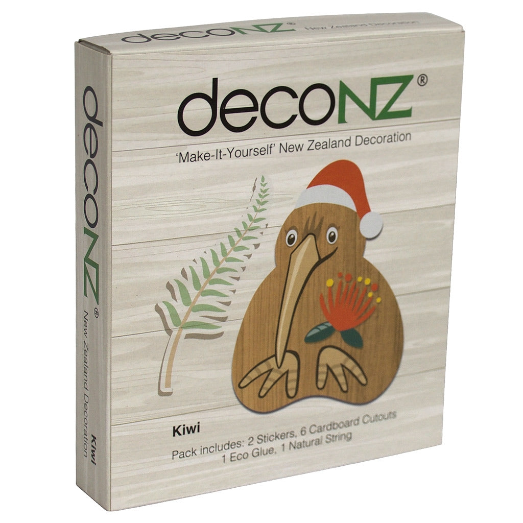Deconz 3D Decoration Kit -  New Zealand Christmas Kiwi ✰✰✰ SPECIAL ✰✰✰
