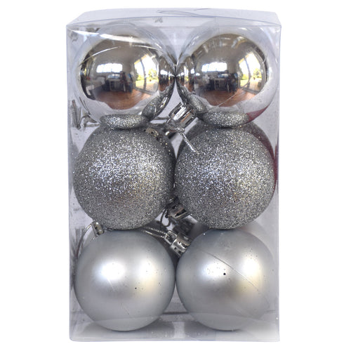 Shiny Balls - Silver Mixed 50mm