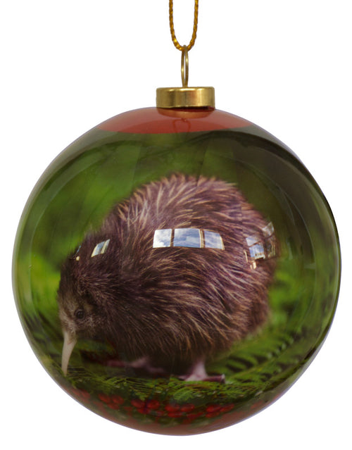 NZ Bird Baubles - Christmas Kiwi (Box of Two)