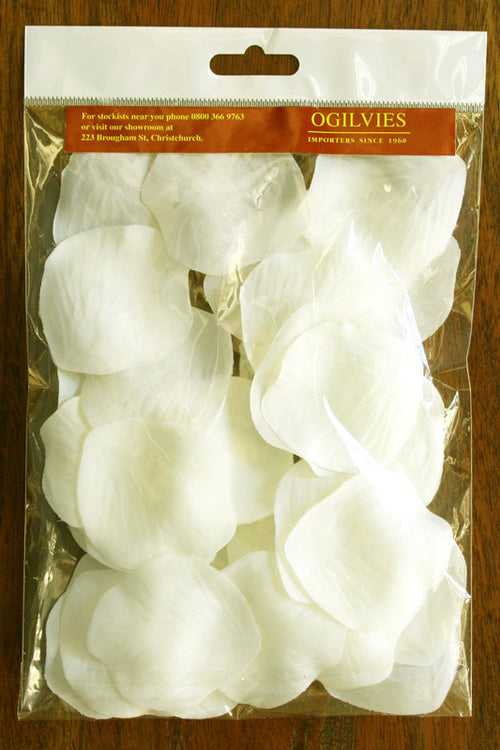 Rose Petals - Wedding Bag - White - Box Lot Deal (10)