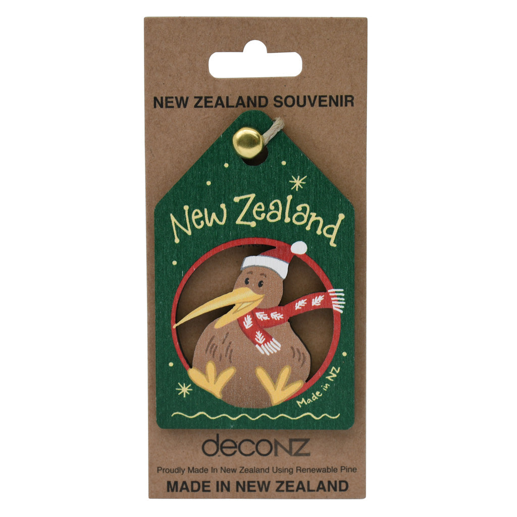 New Zealand Made Christmas Decoration - Kiwi