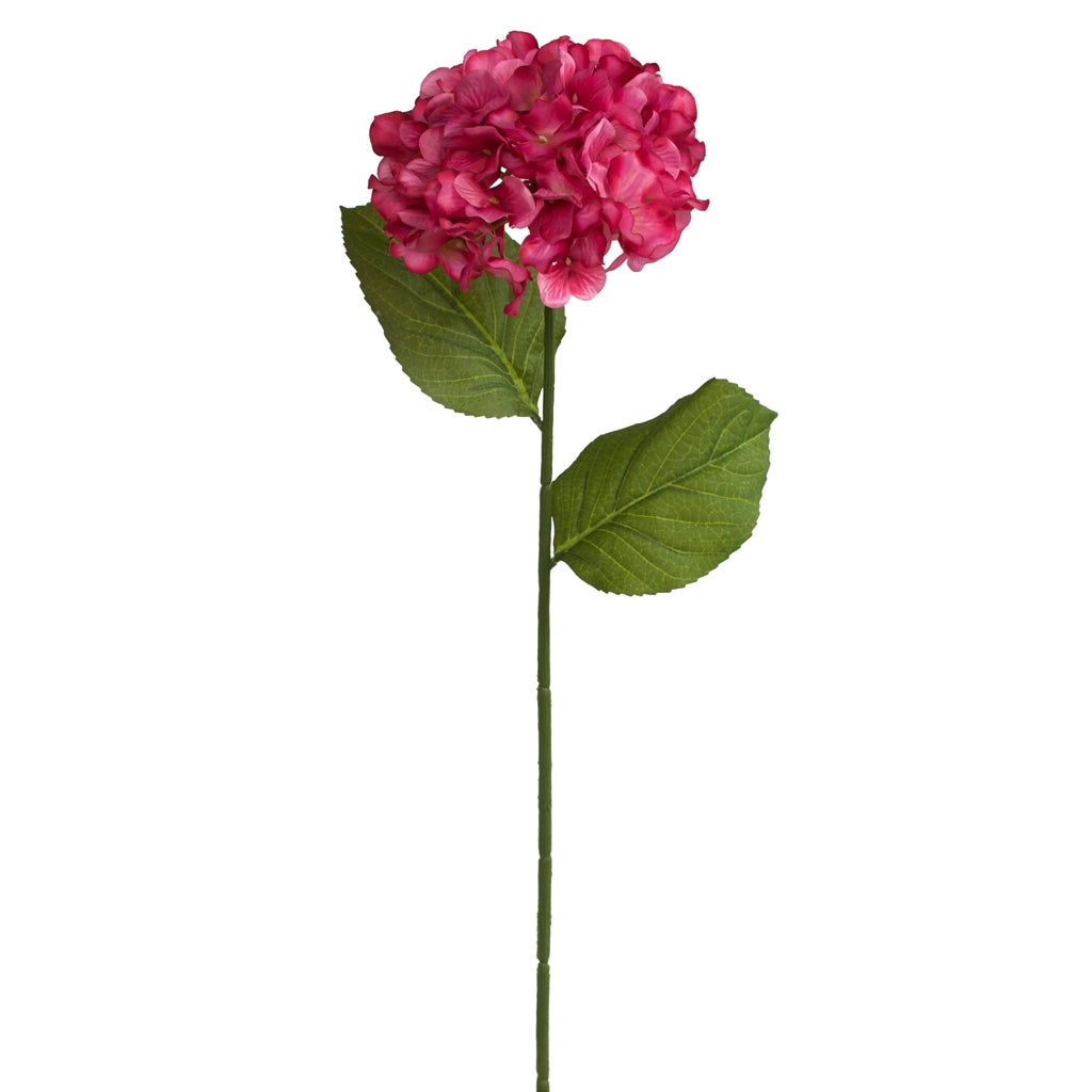 Hydrangea Flower Spray - Artificial - Cerise Pink - Box Lot Deal (6)