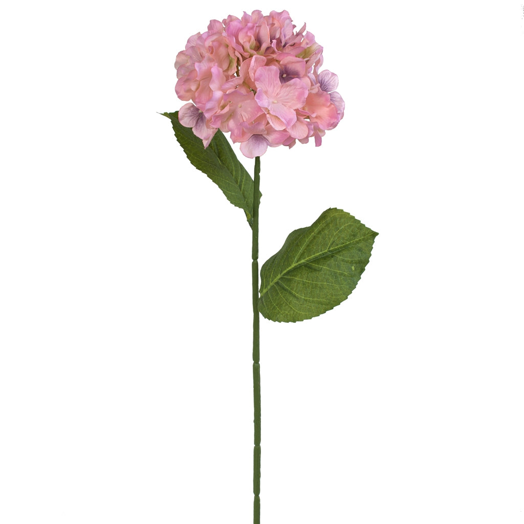Hydrangea Flower Spray - Artificial - Pastel Pink
