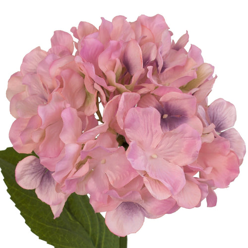 Hydrangea Flower Spray - Artificial - Pastel Pink