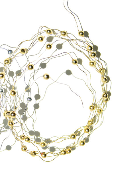 Wire & Bead Garland - Gold ✰✰✰ SPECIAL ✰✰✰