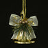 Christmas Bell with Pine & Bow - Gold