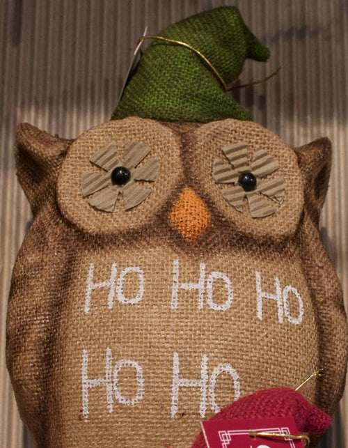 Owl Ornament - Christmas Ho Ho Ho ✰✰✰ SPECIAL ✰✰✰