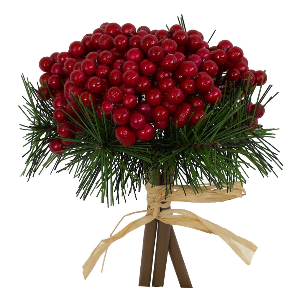 Christmas Pick - Glossy Red 18cm