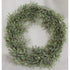 Wreath - Christmas cedar with snow finish