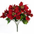Poinsettia Bush, Large - Red with Gold Trim - Box Lot Deal (6)