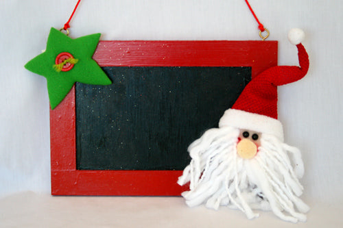 Child's Door Blackboard - Santa ✰✰✰ END OF LINE SPECIAL ✰✰✰