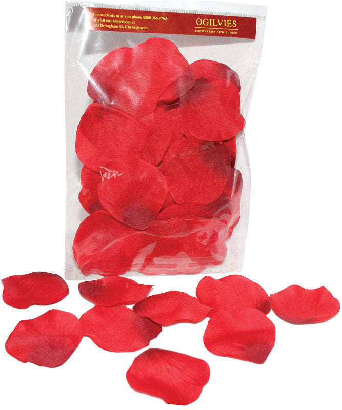 Rose Petals - Love Heart Red