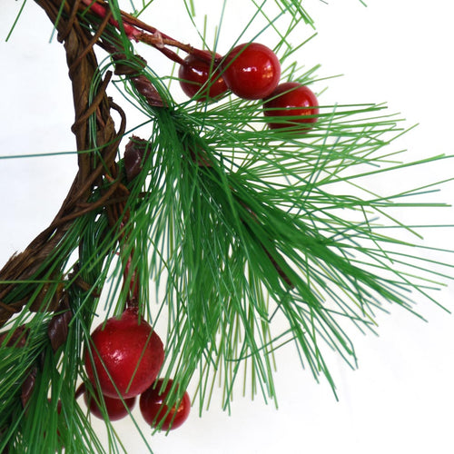 Mini Napkin Ring - Pine with Berries