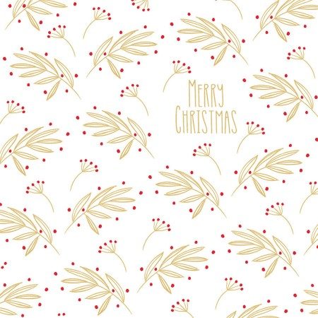 Christmas Serviettes - Merry Christmas Starlight