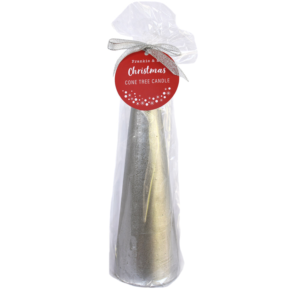 Christmas Candle in silver from ChristmasTreasures.co.nz 