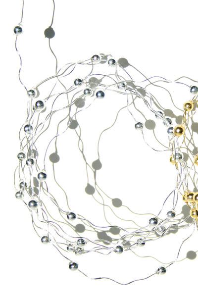 Wire & Bead Garland - Silver  ✰✰✰SPECIAL ✰✰✰